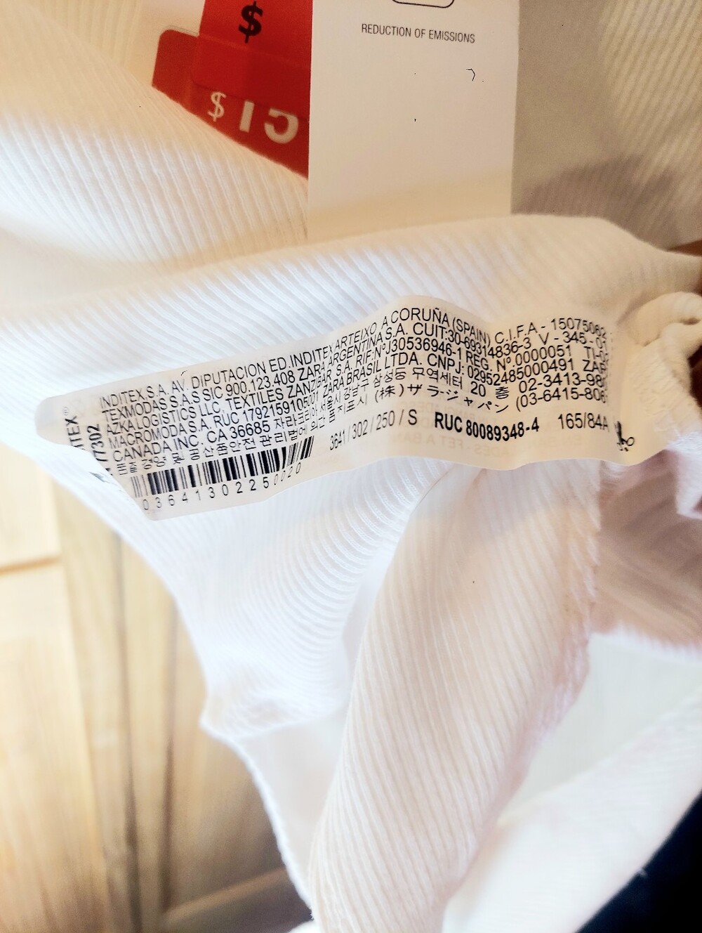 Zara Ruffle Ribbed Bodysuit - Picture 12 of 12